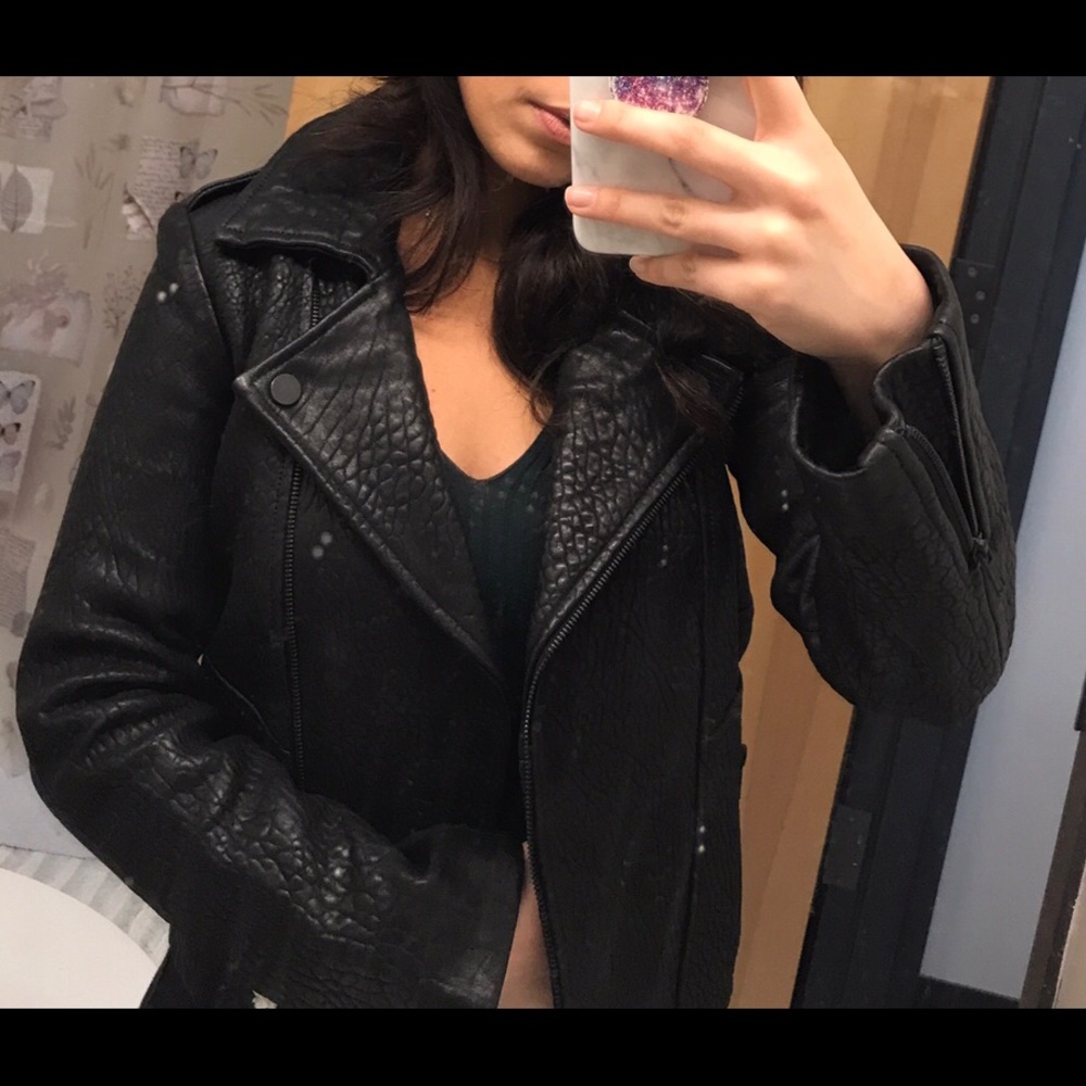 JOES JEANS LEATHER JACKET